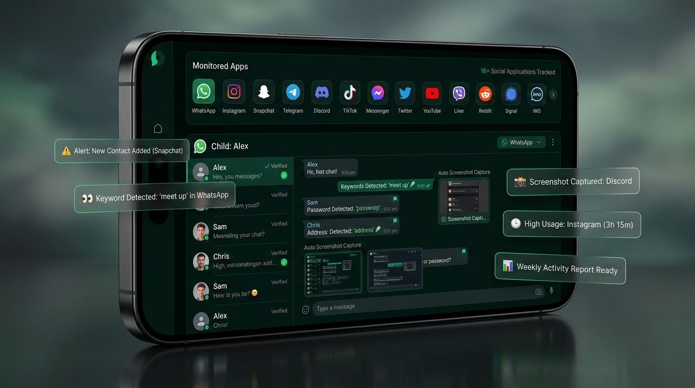 16+ Social Media Apps Monitoring